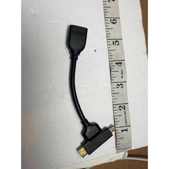 GE HDMI Adapter Micro/Mini To Standard HDMI Female Connector A424 - Picture 4 of 4